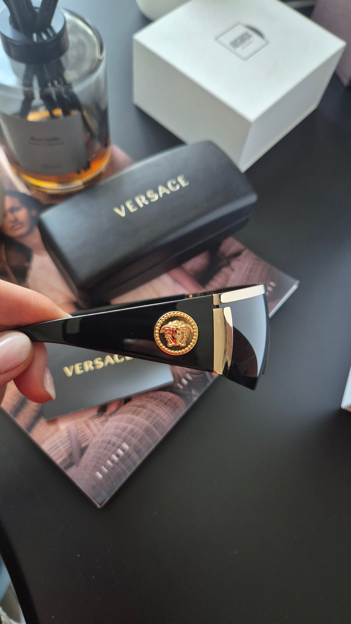 Versace Shield Sunglasses Brand New