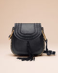 CHLOÉ Hudson Black Leather Handbag