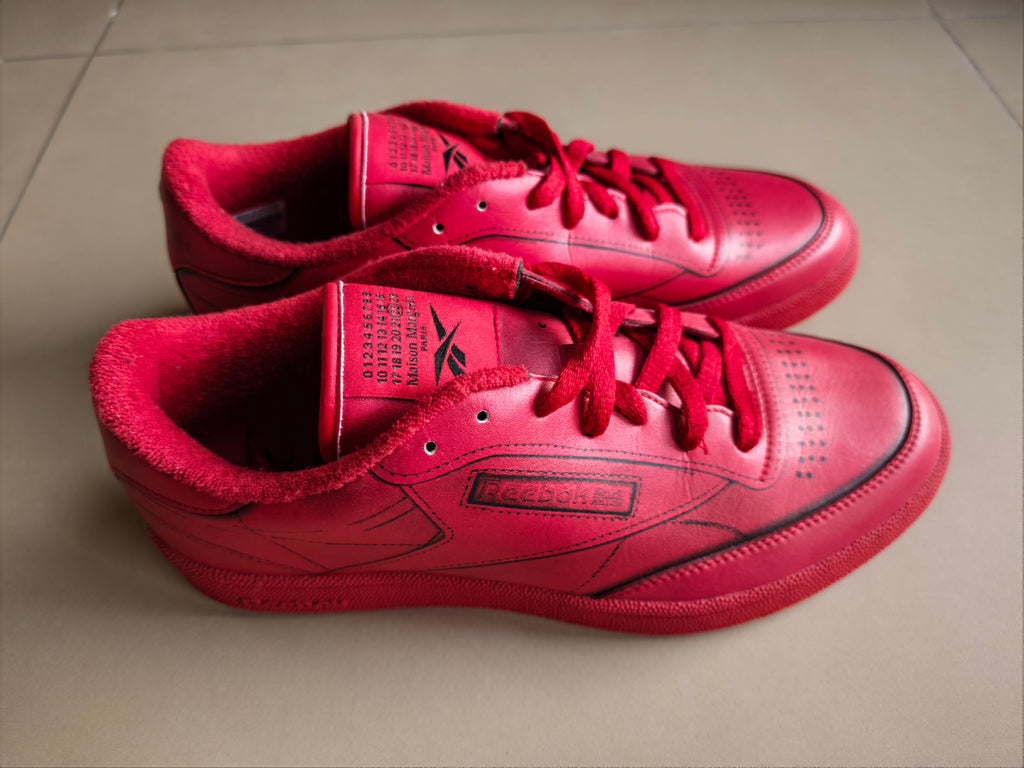 Reebok x Maison Margiela Club C "Vector Red" sneakers