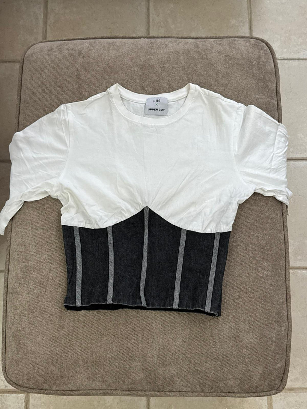 T-shirt corset top