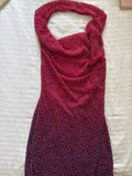 Embellished ombre dress