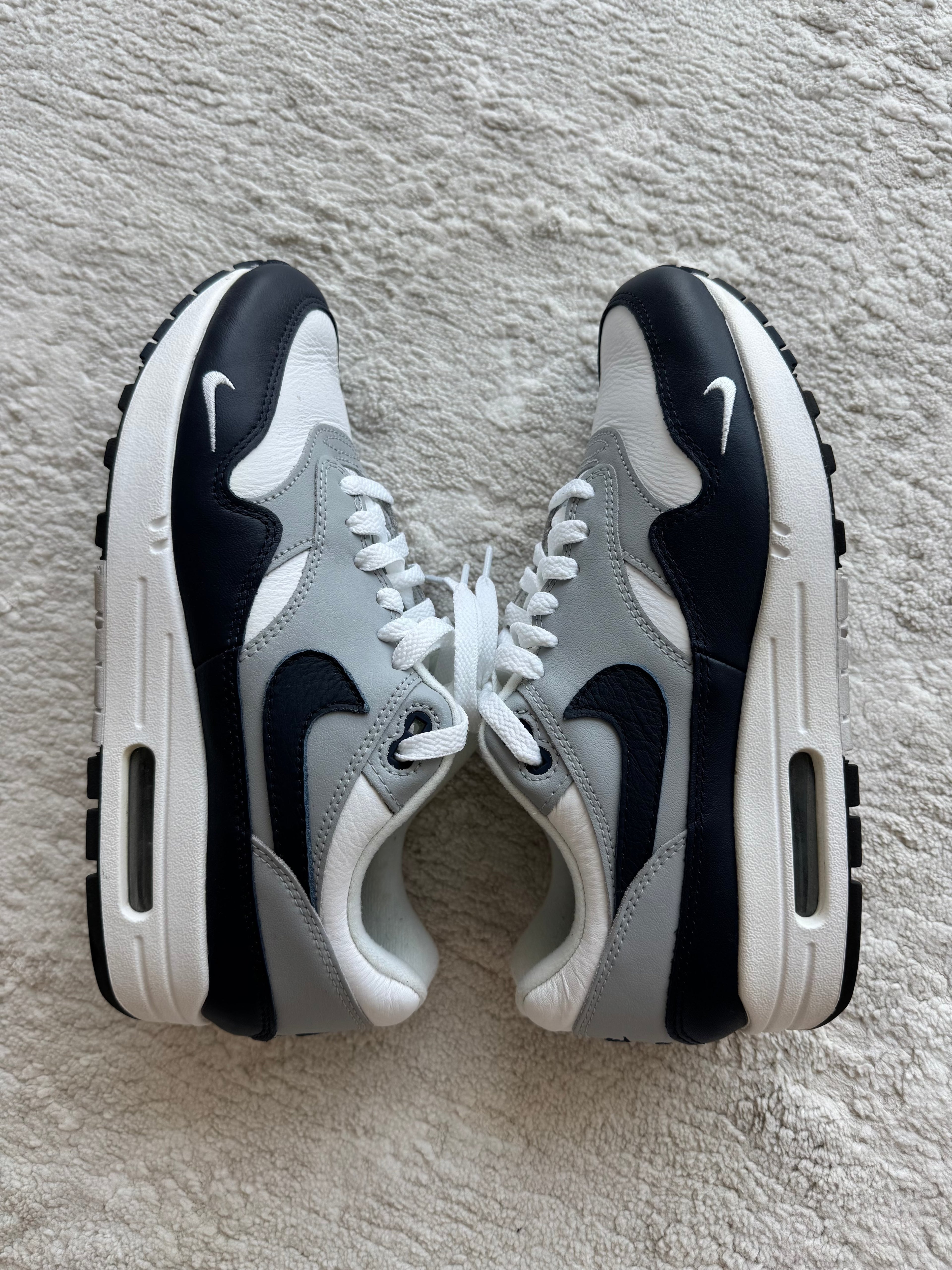 Nike Air Max 1 LV8 Obsidian White Grey Navy - US 8 / EU 41