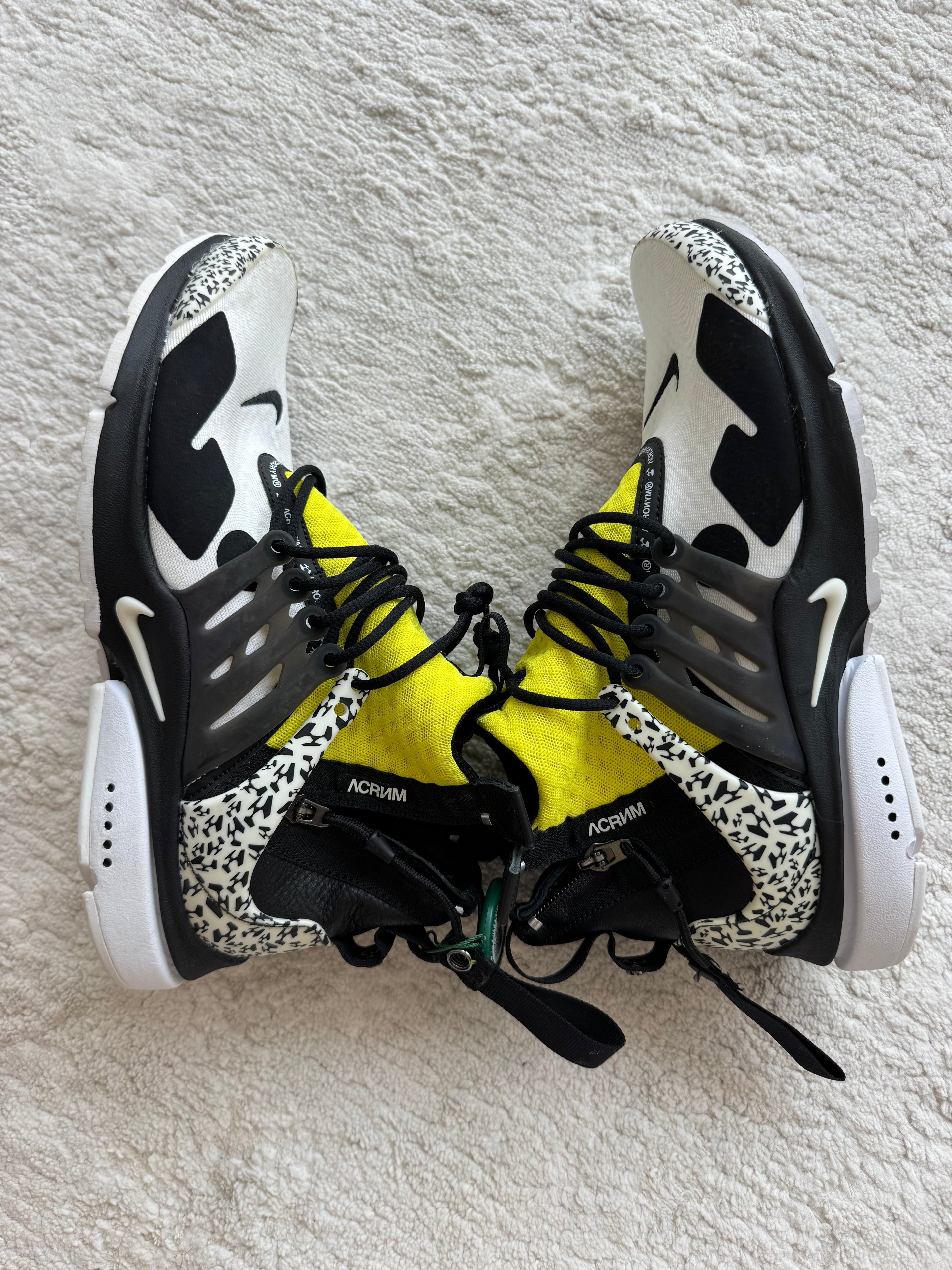 Nike Air Presto Mid Acronym Dynamic Yellow - US 8 / EU 41
