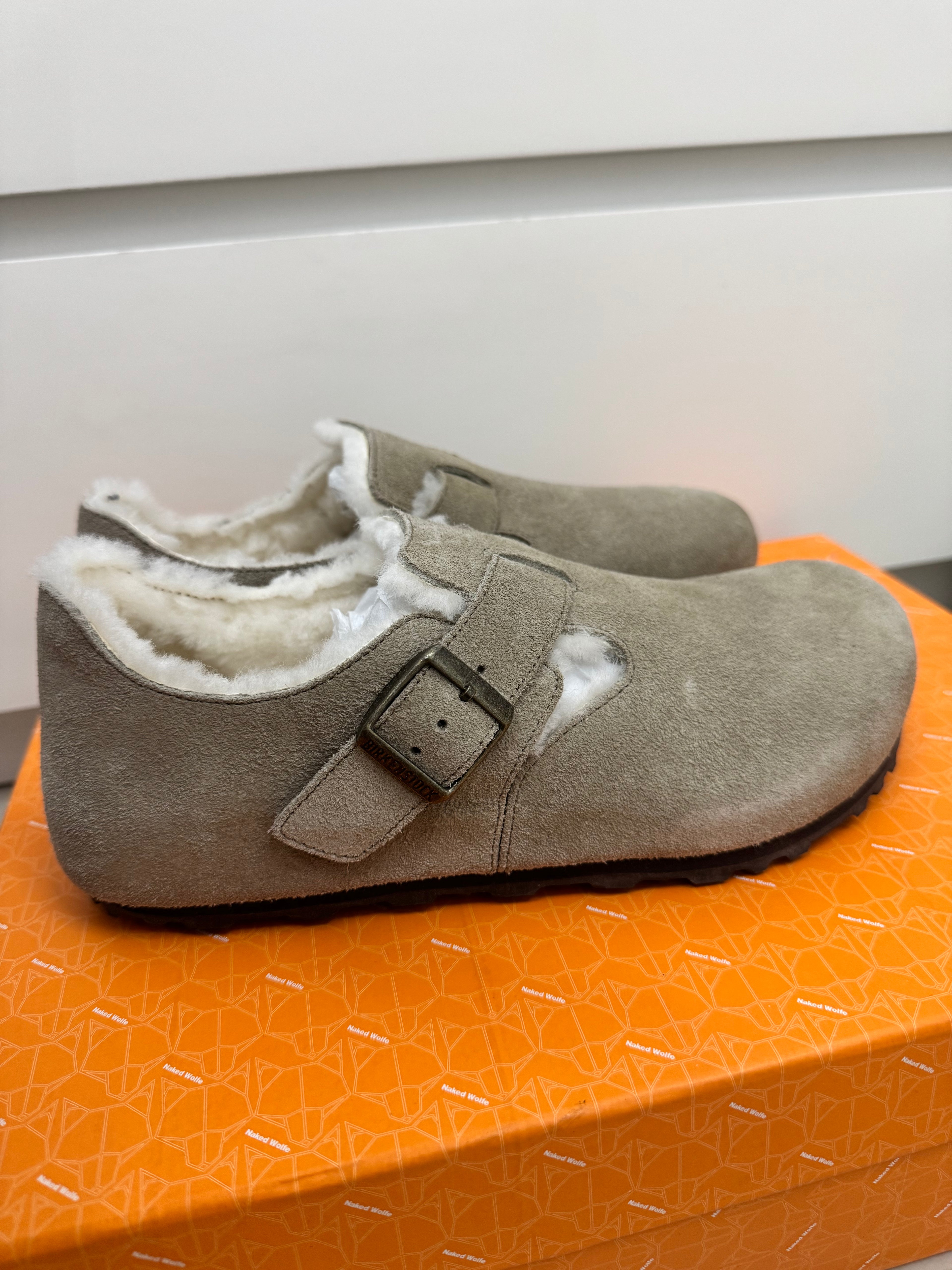 BIRKENSTOCK London Shearling Slippers