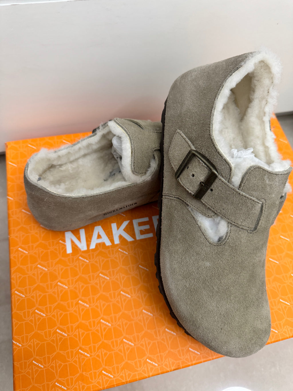 BIRKENSTOCK London Shearling Slippers