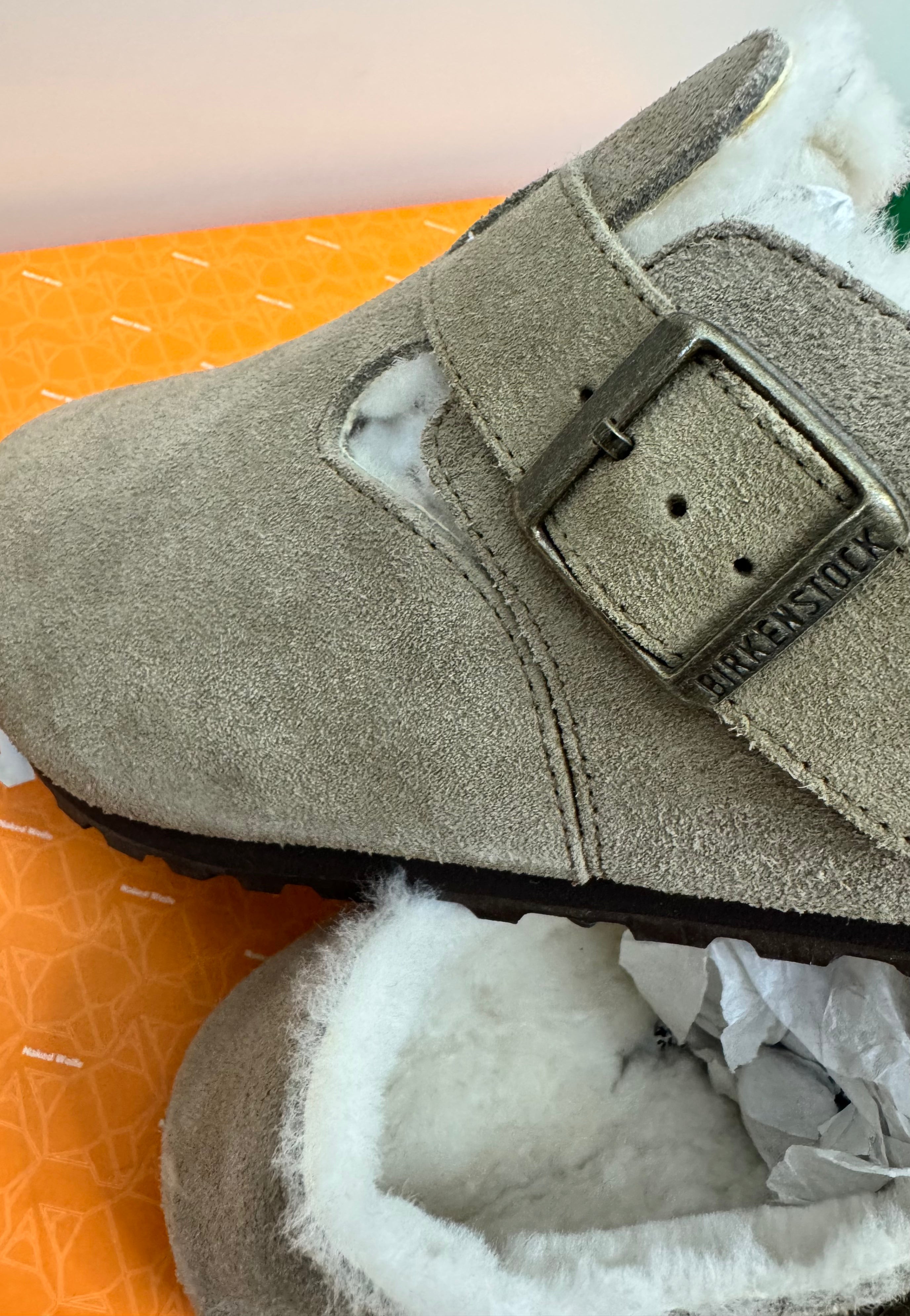 BIRKENSTOCK London Shearling Slippers