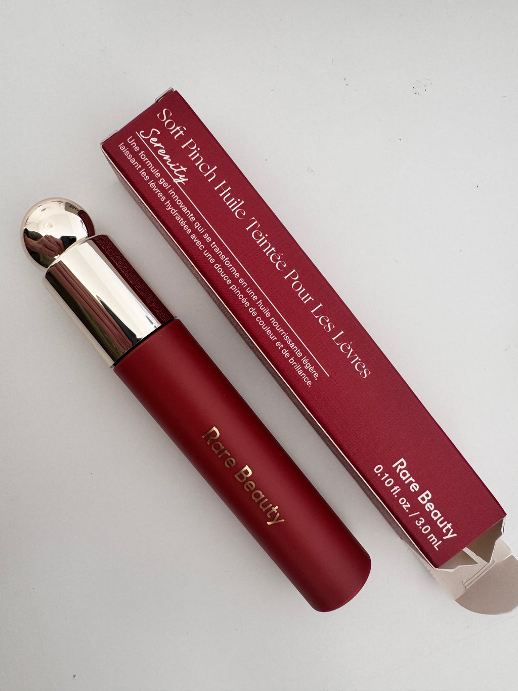 Rare Beauty Soft Pinch Tinted Lip Oil – SERENITY Hydrating Glossy Lip Tint