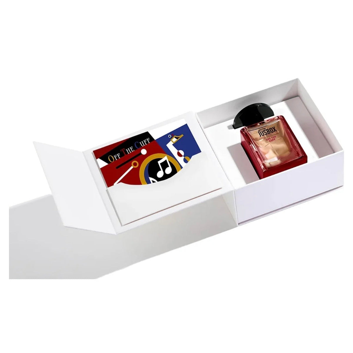 OFF THE CUFF new perfume from JUSBOX niche fragrance