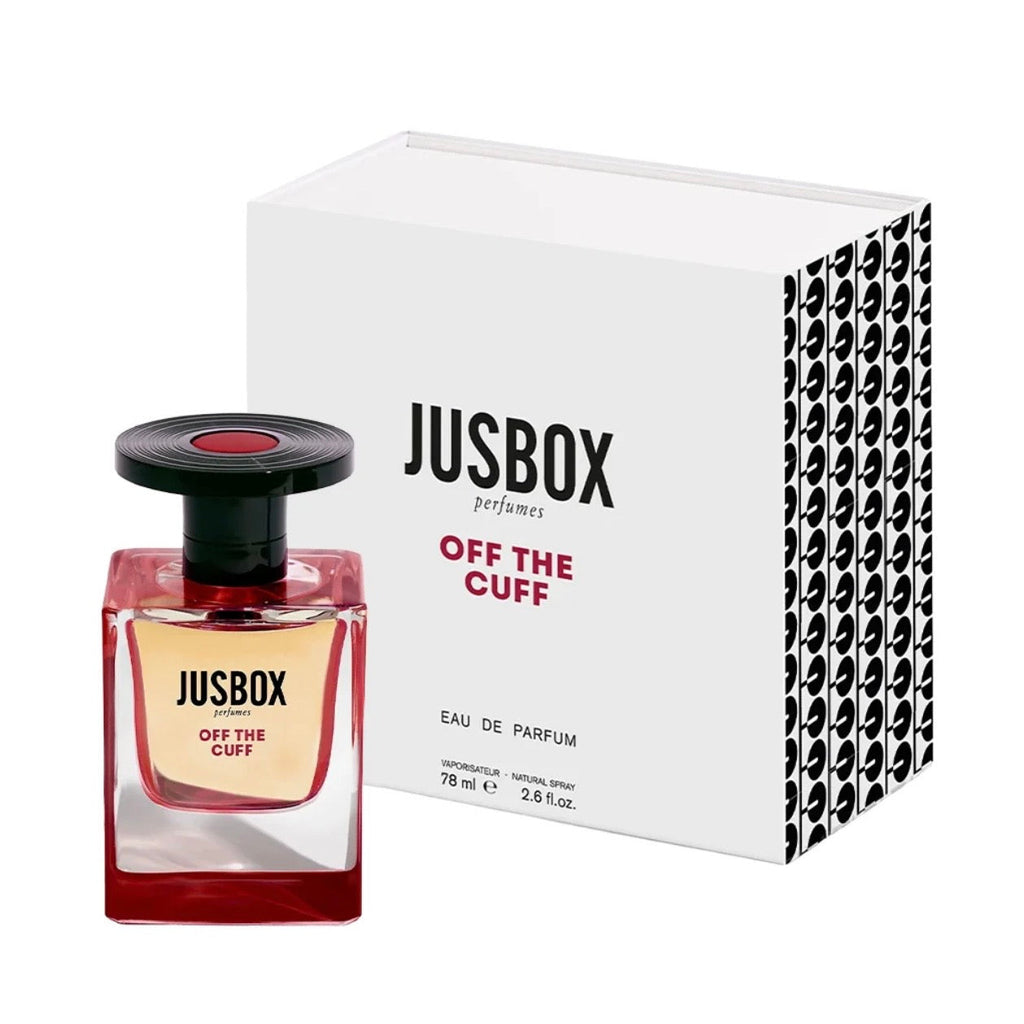OFF THE CUFF new perfume from JUSBOX niche fragrance