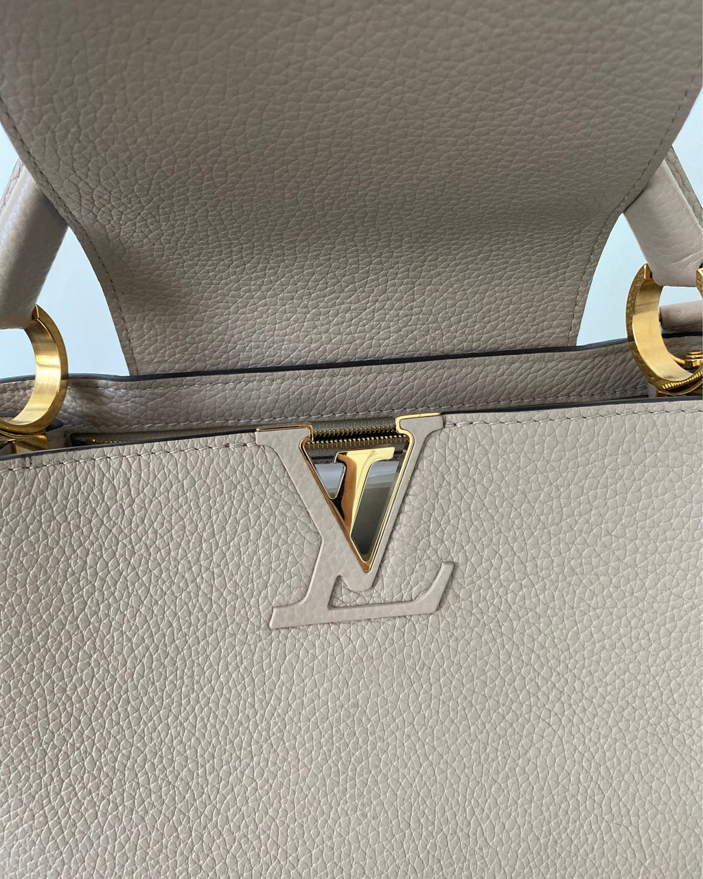 LOUIS VUITTON Galet Capucines Bag